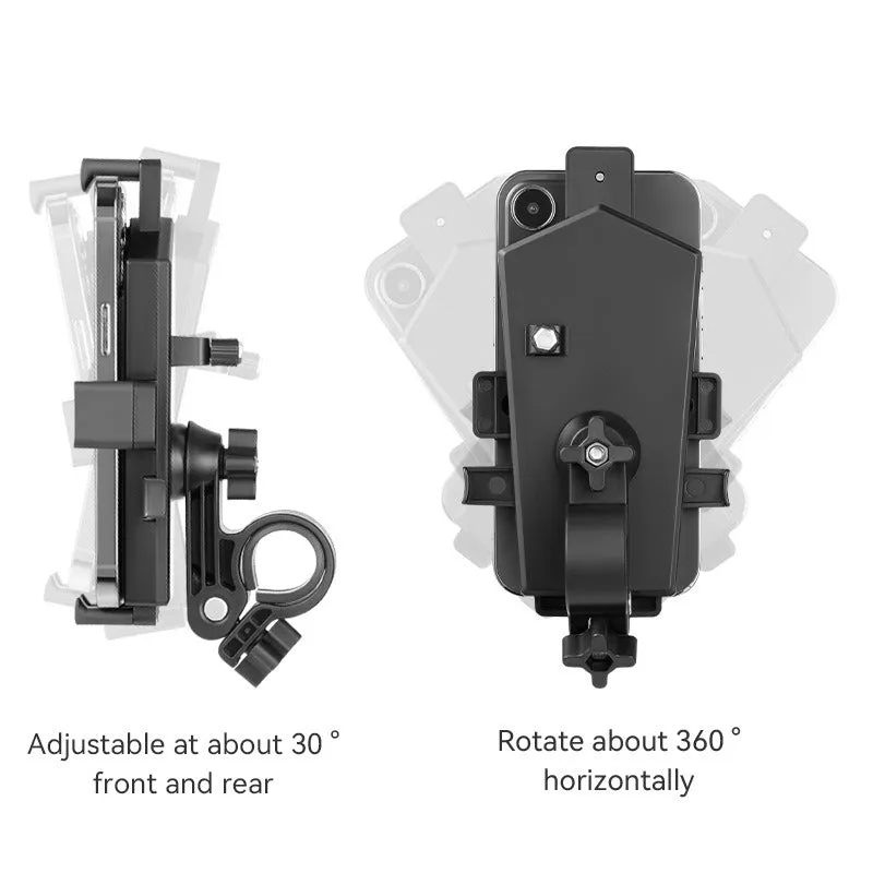 360 Shockproof Phone Holder  Scooter, E-Bike & Motorcycle Mount