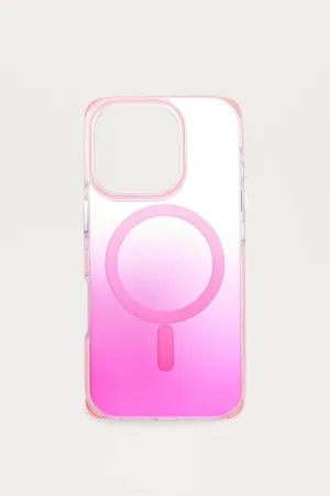 Alanna iPhone 16 Pro Case With Magnet Ring - Pink