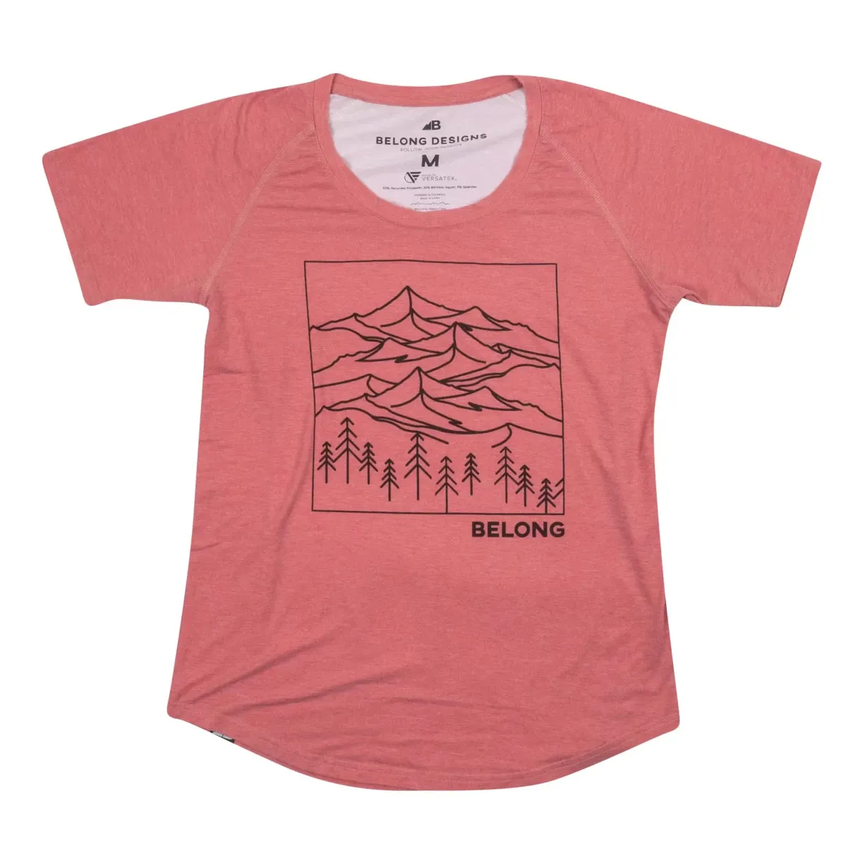 Belong Designs Belong Designs Mountain Graphic SS Tee - Women's