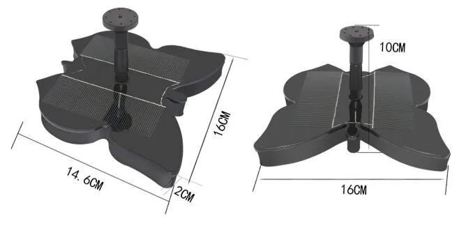 Butterfly Solar Water Fountain Kit