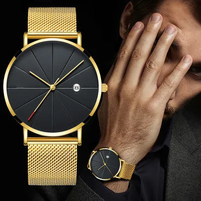 Calendar Thin Men's Quartz Watch