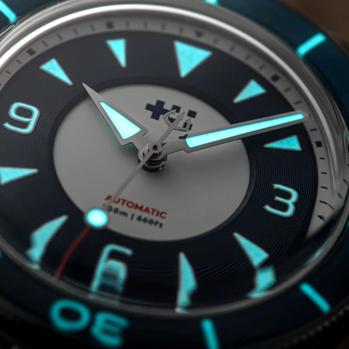 Christopher Ward   WatchGecko C65 Aquitaine - Overton Blue Suede