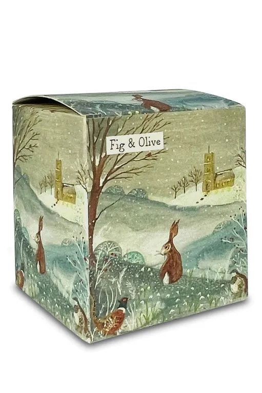 Fig & Olive Illustrated Box Candle