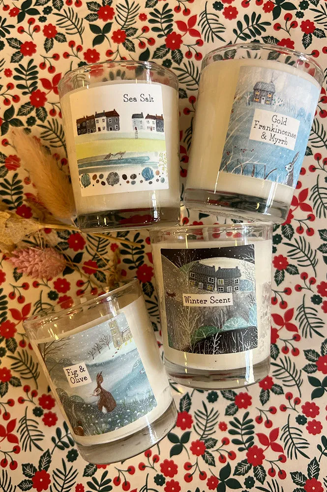 Fig & Olive Illustrated Box Candle