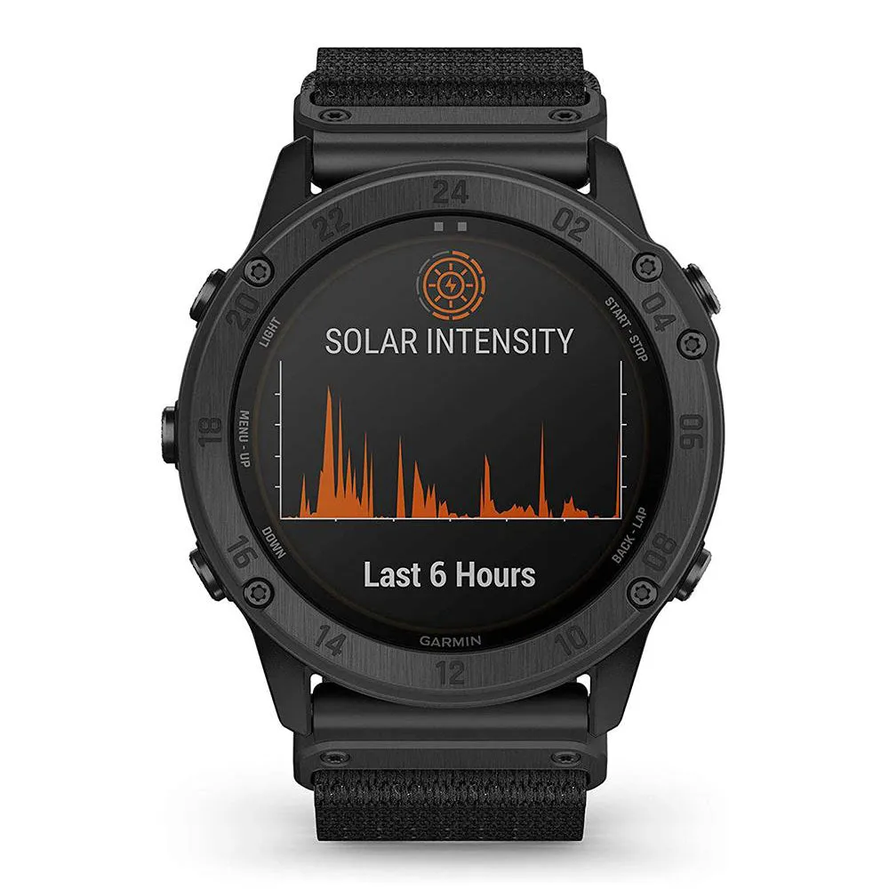Garmin tactix Black Nylon Band Solar Edition Applied Ballistics Delta Military GPS Smart Watch - 010-02357-50