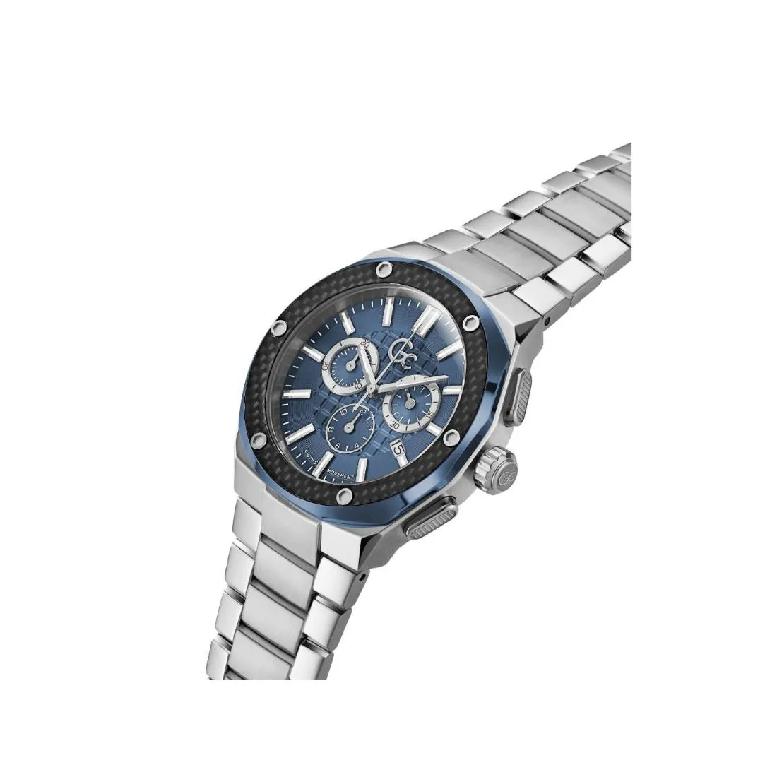 GC Men Blue Dial 44 mm Analog Watch- Z37001G7MF