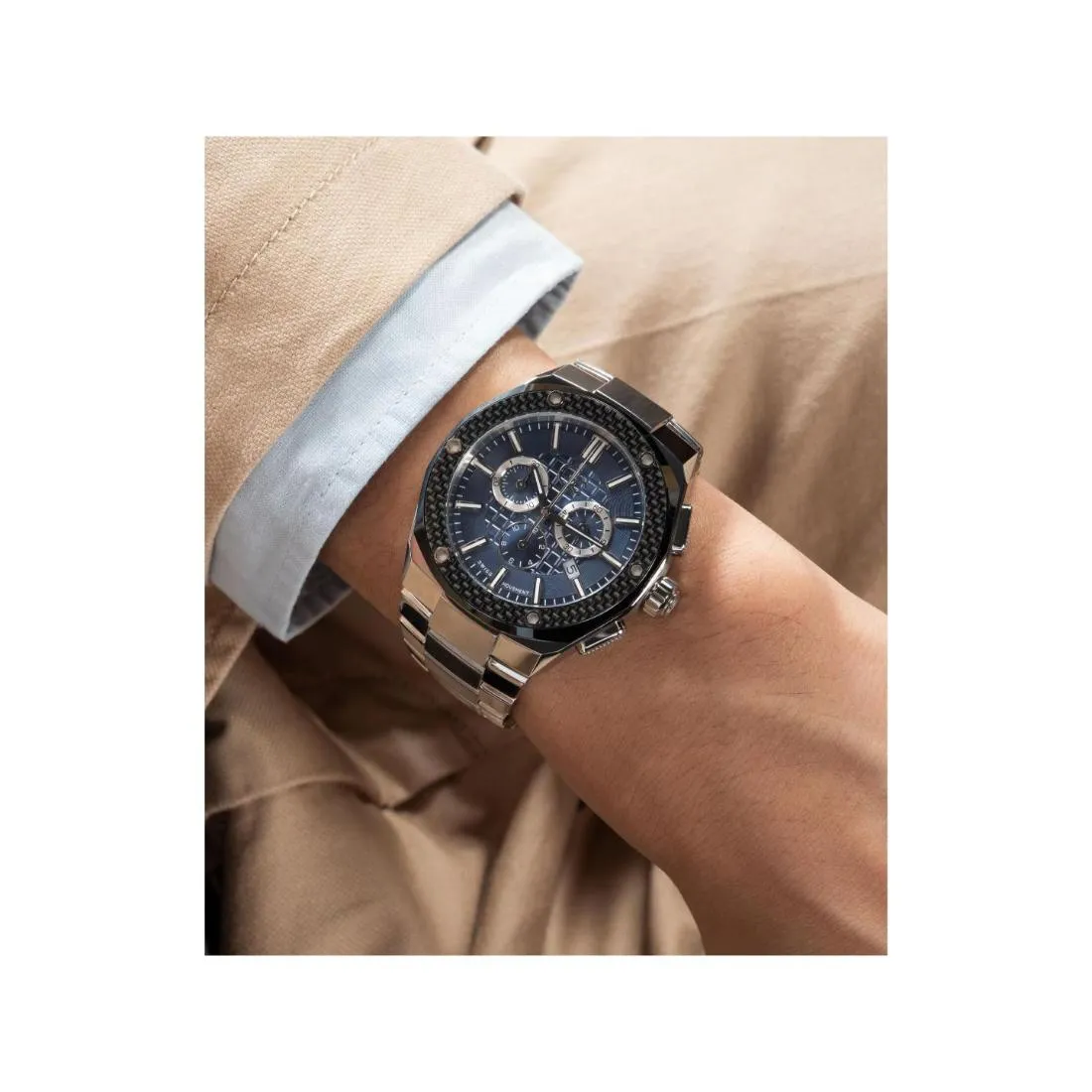 GC Men Blue Dial 44 mm Analog Watch- Z37001G7MF