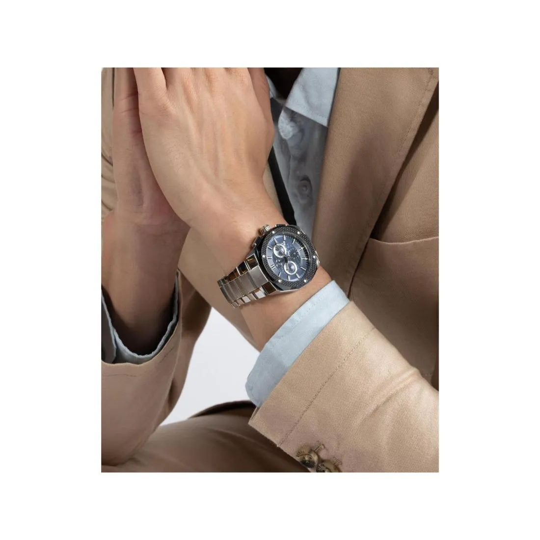 GC Men Blue Dial 44 mm Analog Watch- Z37001G7MF