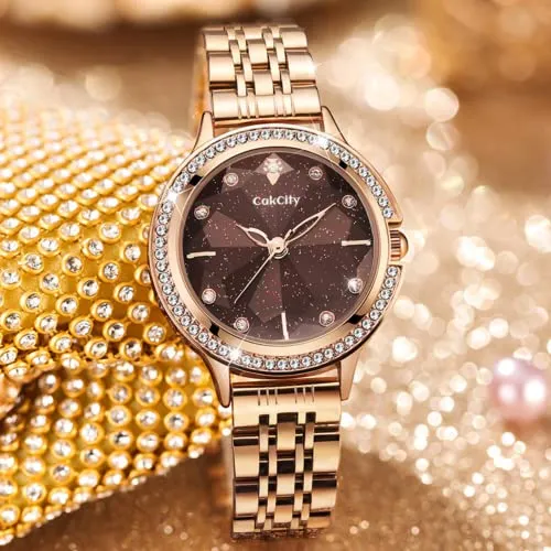 Hardened Face Crystal Starry Sky Watch for Women