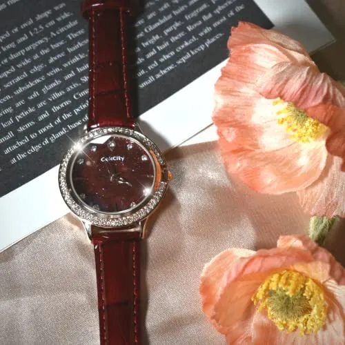 Hardened Face Crystal Starry Sky Watch for Women