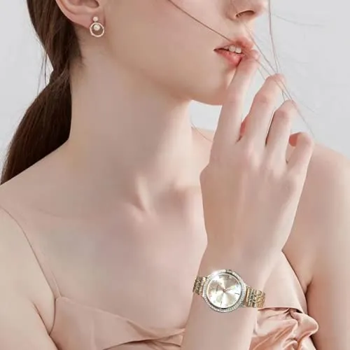 Hardened Face Crystal Starry Sky Watch for Women