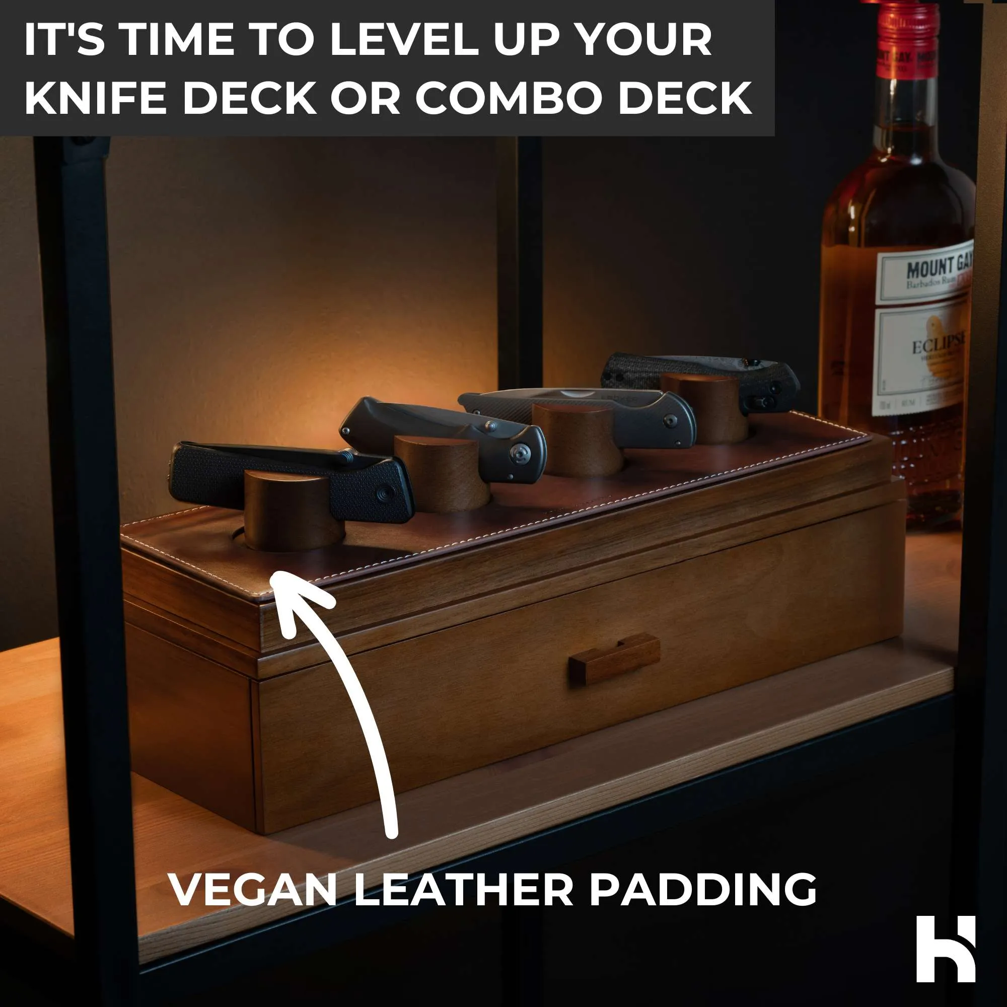 Knife Deck & Combo Deck Mate - Vegan Leather Padding