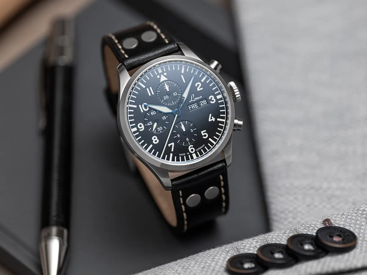 Laco - Kiel 43 mm Automatic Chronograph