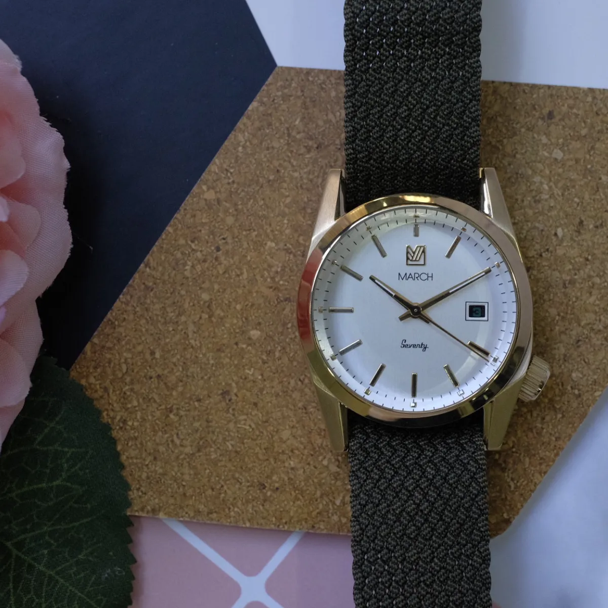 MARCH LA.B Seventy 5 – Silver Dial YG