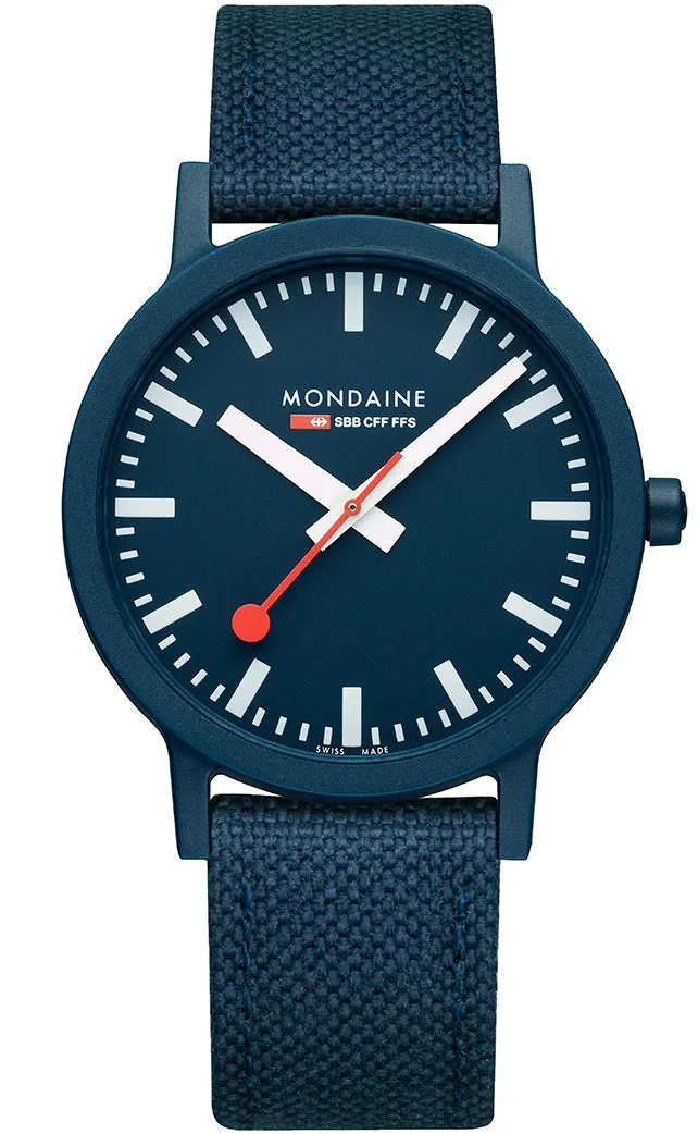 MOND Watch Essence Deep Ocean Blue Textile