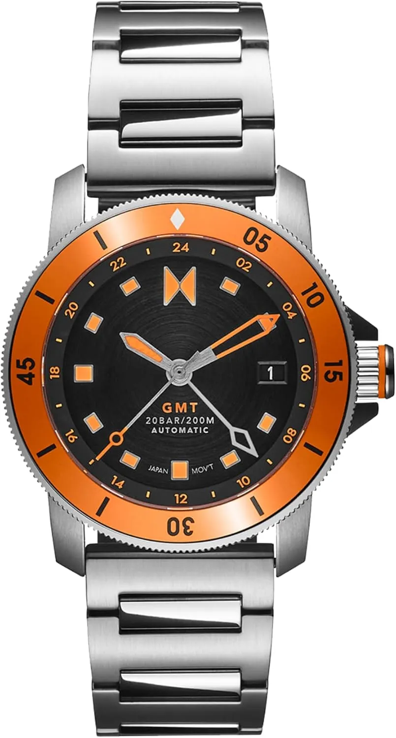 MVMT Cali Diver Men's Automatic Sport's Watch - Water Resistant 10 ATM/100 Meters - ISO Dive Certified