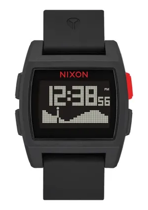 Nixon Base Tide Watch-Black/Red