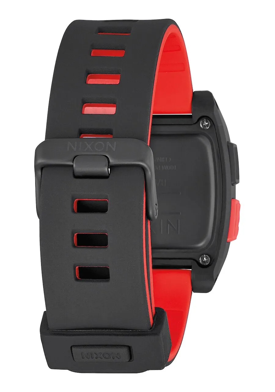 Nixon Base Tide Watch-Black/Red