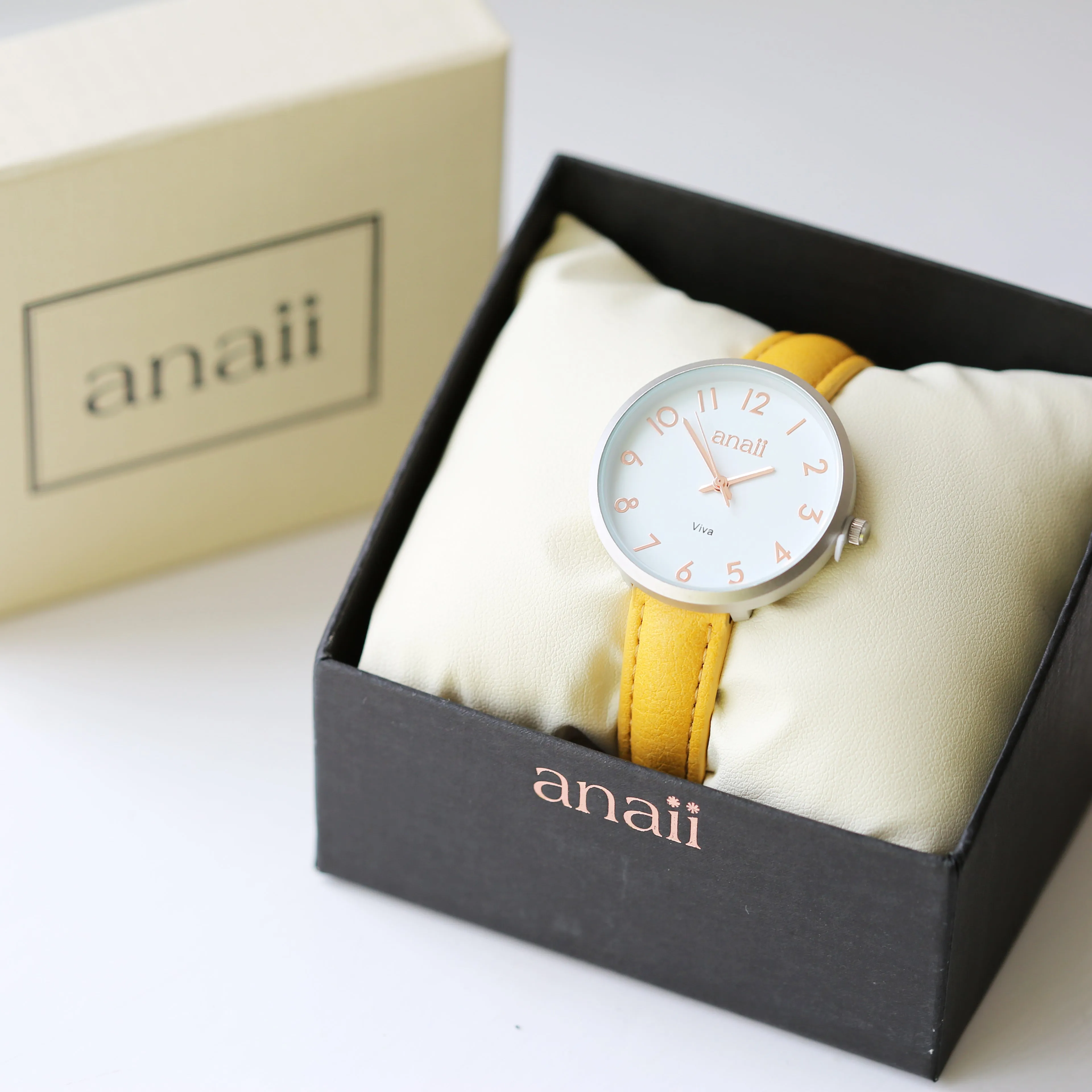 Personalised Yellow Watch Anaii