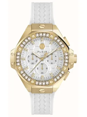 Philipp Plein Unisex 42 mm Size Silver Dial Analog Watch - PWPSA0624
