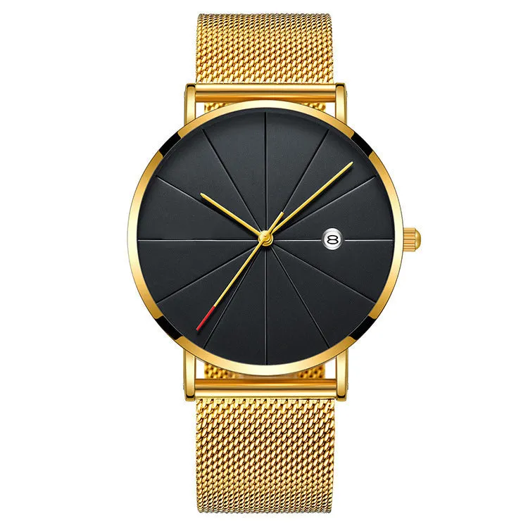 Simple Calendar Quartz Watch