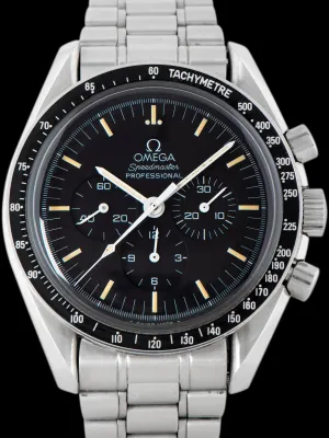 *Unpolished* 1992 Omega Speedmaster Professional (Ref. 3592.50) "Sapphire Case Back" W/ Omega Warranty Card