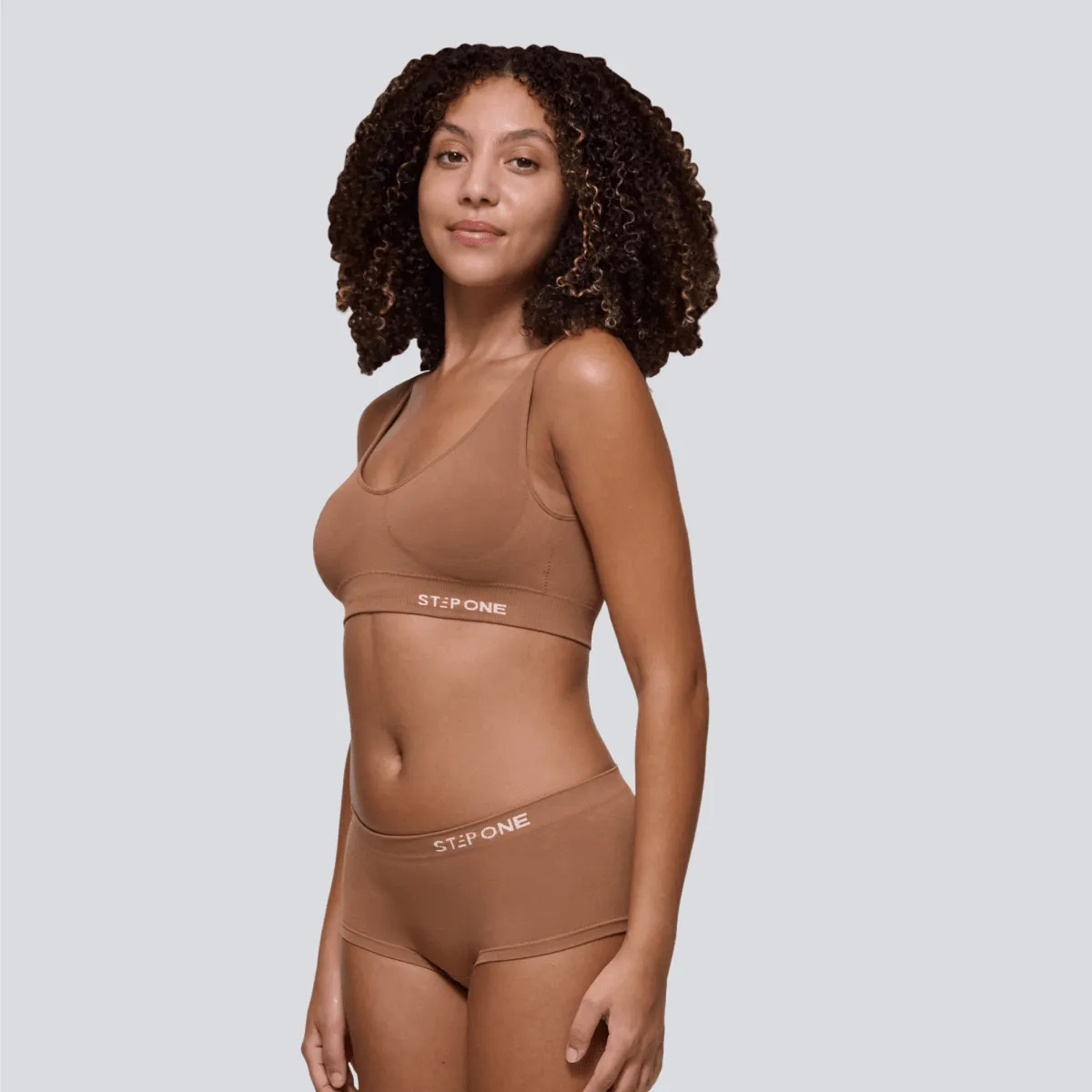 Women's SmoothFit Boyleg - Tan